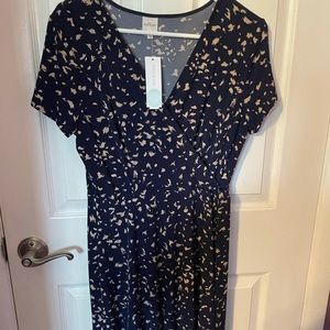 Faux wrap dress from stitch fix